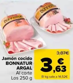 Carrefour Market ARGAL Jamón cocido bonnatur oferta
