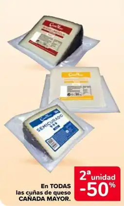 Carrefour Market CAÑADA MAYOR En todas las cuñas de queso oferta