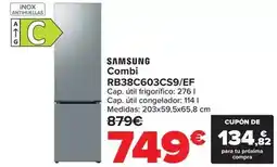Carrefour Samsung - combi rb38c603cs9ef oferta