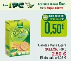 Masymas Gullón - galletas maria ligera oferta