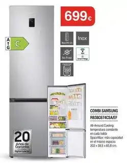 Milar Samsung - combi rb38c674csaef oferta