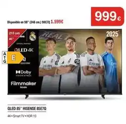 Milar Hisense - qled 85 85e7q oferta