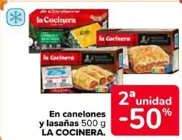 Carrefour Market LA COCINERA En canelones y lasañas oferta