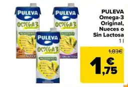 Carrefour Market PULEVA Omega-3 Original, Nueces o Sin Lactosa oferta