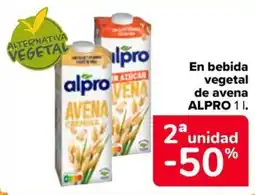 Carrefour Market ALPRO En bebida vegetal de avena oferta