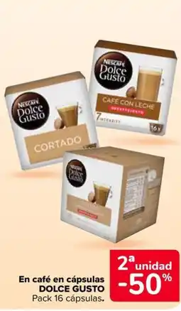 Carrefour Market DOLCE GUSTO En café en cápsulas oferta