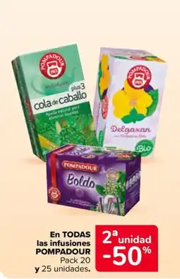 Carrefour Market POMPADOUR En todas las infusiones oferta