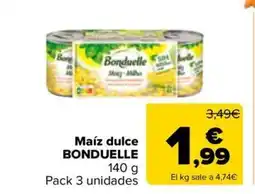 Carrefour Market BONDUELLE Maíz dulce oferta