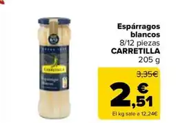 Carrefour Market CARRETILLA Espárragos blancos 8/12 piezas oferta