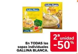 Carrefour Market GALLINA BLANCA En todas las sopas individuales oferta