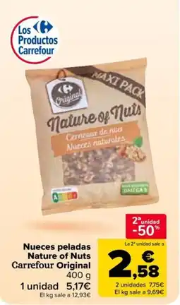 Carrefour Market Nueces peladas Nature of Nuts Carrefour Original oferta