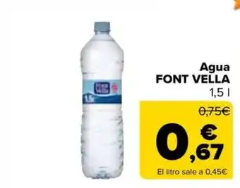 Carrefour Market FONT VELLA Agua oferta