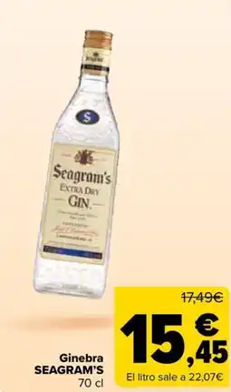 Carrefour Market SEAGRAM'S Ginebra oferta