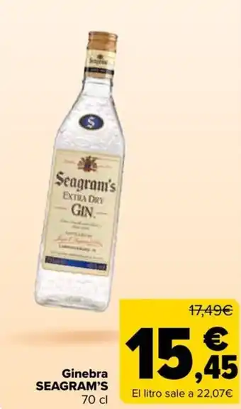 Carrefour Market SEAGRAM'S Ginebra oferta