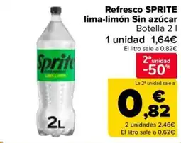 Carrefour Market SPRITE Refresco lima-limón Sin azúcar oferta