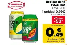 Carrefour Market FUZE TEA Bebidas de té oferta