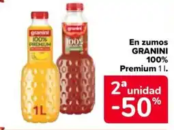 Carrefour Market GRANINI En zumos 100% Premium oferta