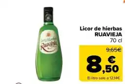 Carrefour Market RUAVIEJA Licor de hierbas oferta
