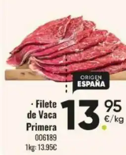 Family Cash Filete de Vaca Primera oferta