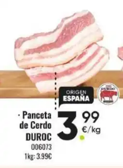 Family Cash DUROC Panceta de Cerdo oferta