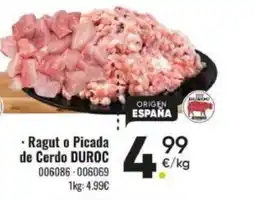Family Cash DUROC Ragut o Picada de Cerdo oferta