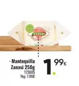 Family Cash ZANASI Mantequilla oferta