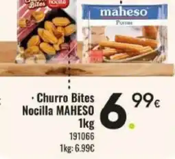 Family Cash MAHESO Churro Bites Nocilla oferta