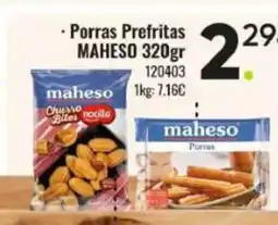 Family Cash MAHESO Porras Prefritas oferta