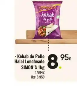 Family Cash SIMON'S Kebab de Pollo Halal Loncheado oferta