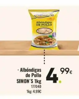 Family Cash SIMON'S Albóndigas de Pollo oferta