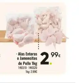 Family Cash Alas Enteras o Jamoncitos de Pollo oferta