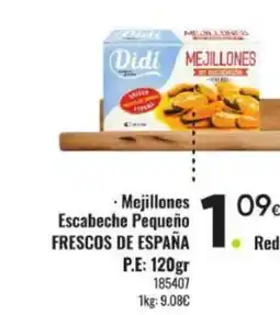 Family Cash Mejillones Escabeche Pequeño oferta