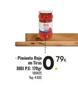 Family Cash DIDI Pimiento Rojo en Tiras oferta