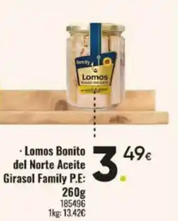 Family Cash FAMILY Lomos Bonito del Norte Aceite Girasol oferta