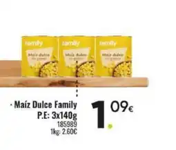 Family Cash FAMILY Maíz Dulce oferta