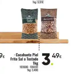 Family Cash Cacahuete Piel Frito Sal o Tostado oferta