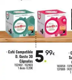 Family Cash Café Compatible D. Gusto 30 Cápsulas oferta