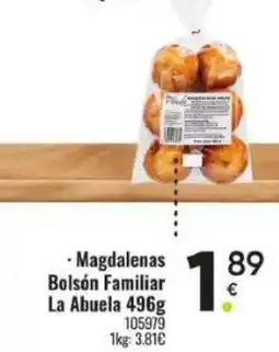 Family Cash Magdalenas Bolsón Familiar La Abuela oferta