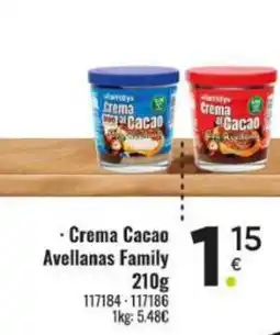 Family Cash FAMILY Crema Cacao Avellanas oferta