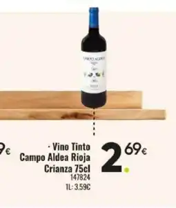 Family Cash ·Vino Tinto Campo Aldea Rioja Crianza oferta