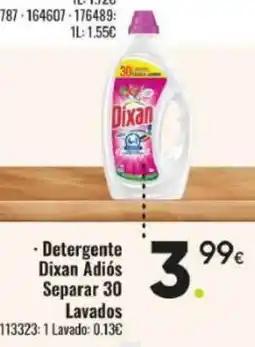 Family Cash DIXAN Detergente Adiós Separar 30 Lavados oferta
