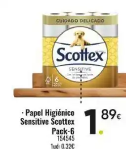 Family Cash SCOTTEX ·Papel Higiénico Sensitive oferta