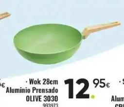 Family Cash OLIVE Wok Aluminio Prensado oferta