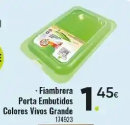 Family Cash Fiambrera Porta Embutidos Colores Vivos Grande oferta