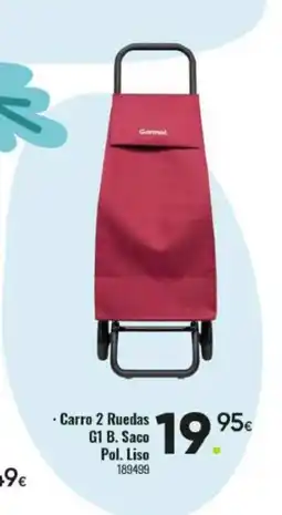 Family Cash Carro 2 Ruedas G1 B. Saco Pol. Liso oferta