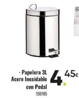 Family Cash Papelera Acero Inoxidabl con Pedal oferta