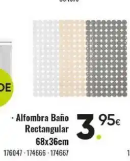 Family Cash Alfombra Baño Rectangular oferta
