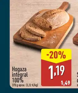 ALDI Hogaza integral 100% oferta