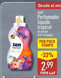 ALDI SAN Perfumador líquido tropical oferta