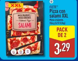 ALDI FLETE Pizza con salami XXL oferta